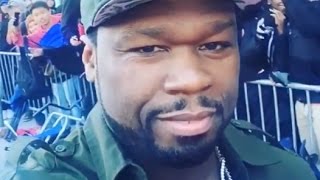 50 Cent Pulls Up On Fat Joe New Sneaker Store And Fans Go Crazy