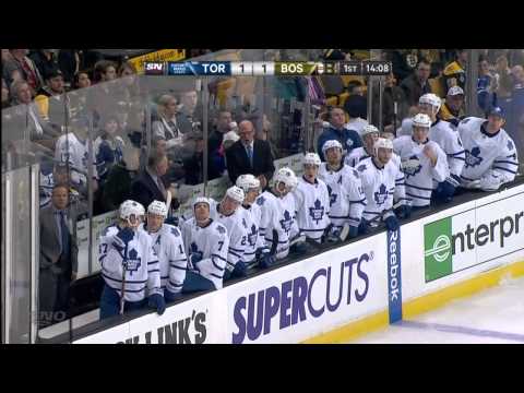 Bozak Goal - Leafs 1 vs Bruins 1 - Jan 14th 2014 (HD)