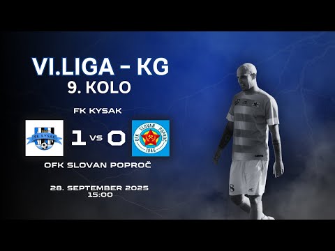 FK Kysak - OFK Slovan Poproč 1:0