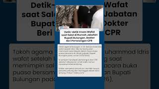 Tokoh Agama Datu Idris Wafat di Acara Bukber Bupati Bulungan, Tumbang saat Jadi Imam Salat Magrib