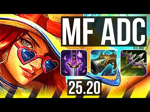 MISS FORTUNE & Nautilus vs JINX & Pantheon (ADC) | 20/4/8, Legendary | KR Master | 25.20