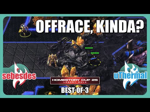 Diamonds in the Rough - sebesdes (P) vs. uThermal (P, Z)  - HomeStory Cup 25 | StarCraft 2