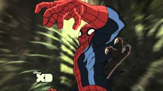 Ultimate Spider-man tranform into Man-spider! HD