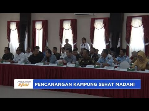 KAPOLDA KEPRI PIMPIN PENCANANGAN KAMPUNG SEHAT MADANI