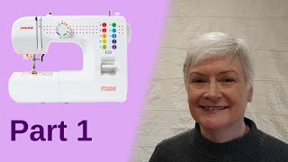 Janome FD206 or RE1306 | Threading and Basics