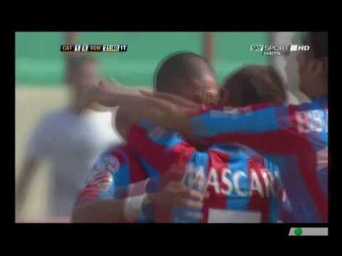 Catania - Roma 1 - 1 (27/09/2009): il gol di Morimoto