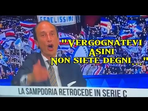 Sampdoria's journalist explodes in anger in Serie C