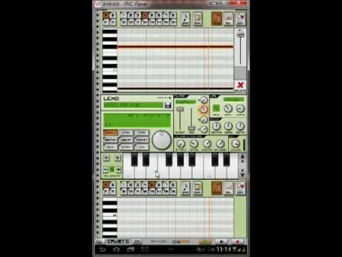 Playing live Toy Trance with Caustic 2 (Android)