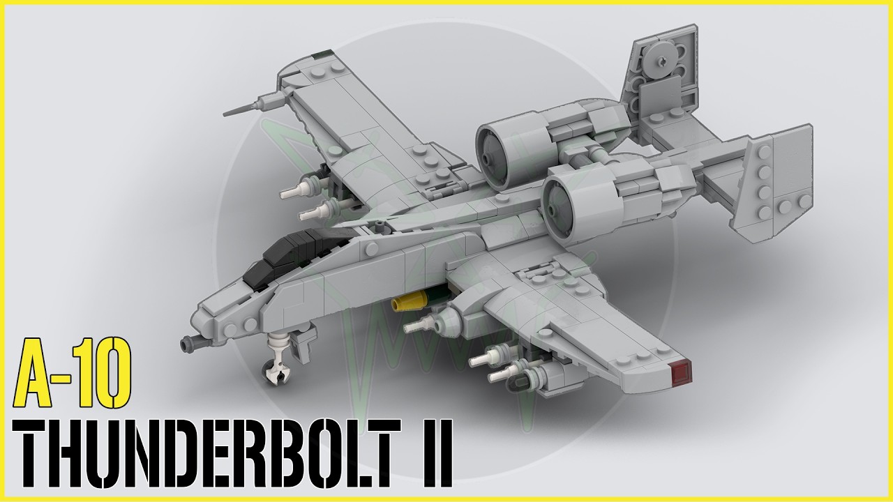 Ultra Detailed | LEGO A-10 Thunderbolt II | build at 1:70 Scale Review!