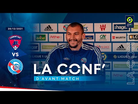 Clermont Foot 63-Racing (J19 L1 21/22) : Revivez la conf' d'avant-match en intégralité