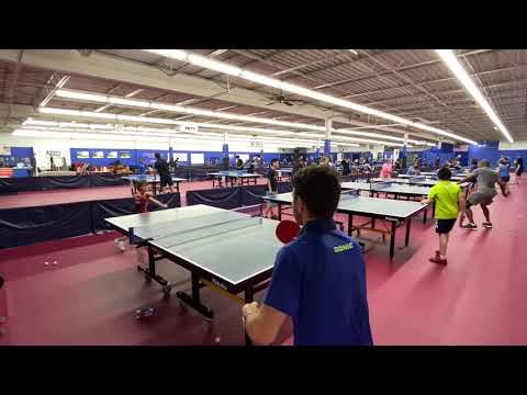 Alex Piech Training at the Samson Dubina Table Tennis Academy