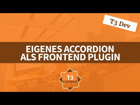 Creating your own accordion element as a frontend plugin in TYPO3 12