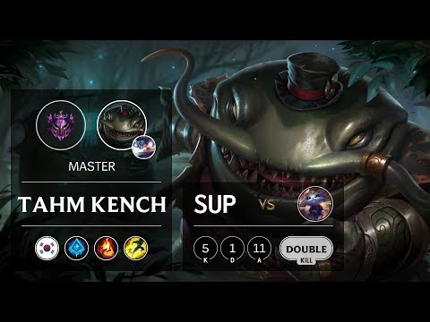 Tahm Kench Support vs Yuumi - KR Master Patch 9.11