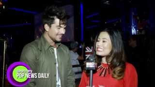 EXCLUSIVE! Lea Michele and Adam Lambert Dish On GLEE!