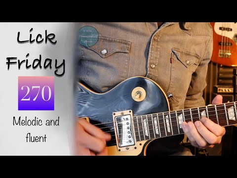 Lick Friday Week 270 - Melodic and awesome lick. Luke Morley of Thunder inspired.