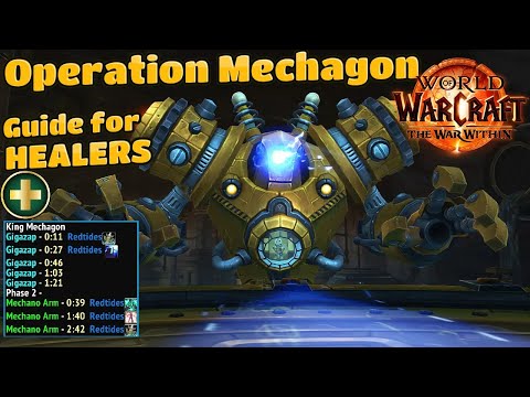Operation Mechagon S2 Healer Dungeon Guide Boss Timers tww The War Within season 2 Mythic+ Workshop