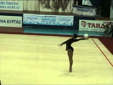 Kristina Velikova (BUL)  ball  "Chernomoretz" 2011