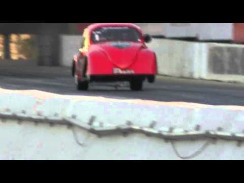 IRWINDALE DRAGSTRIP  RED baron  turbo VW DRAG BUG  tnt 3/13/14