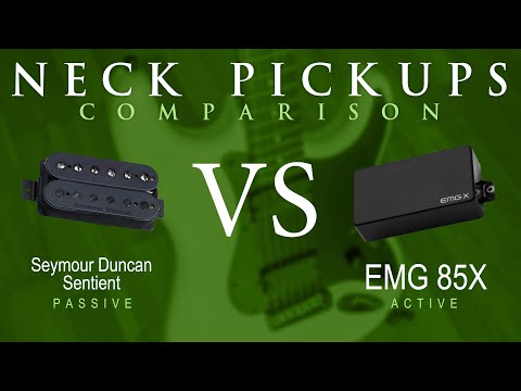 Seymour Duncan SENTIENT vs EMG 85X - Neck Pickup Guitar Comparison / Demo