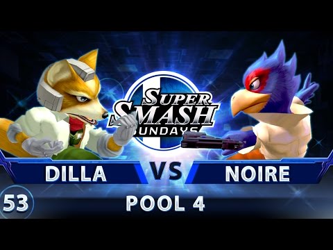 SSS 53 - Dilla (Fox) vs. Noire (Falco) - SSBM Pool 4 - Smash Melee