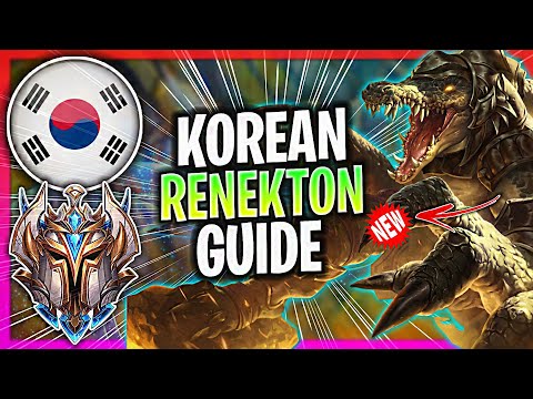 WHEN A KOREAN CHALLENGER PLAYS RENEKTON TOP! | 🔥NEW BUFFS🔥 CHALLENGER RENEKTON TOP