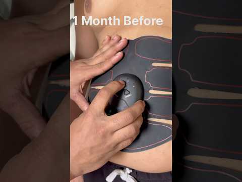 Abs Stimulator 1 month transformation 🔥💪#shorts #motivation