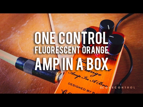 One Control Fluorescent Orange Amp In A Box OC-FOAIABn - BJF Series Distortion Effects Pedal for Electric Guitar - NEW! image 5