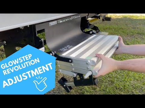 How to adjust a Torklift GlowStep Revolution RV step - so easy!