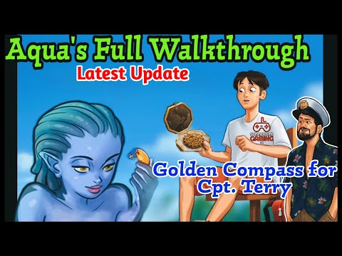 Aqua Full Walkthrough | Summertime Saga 0.20.1 | Golden Compass for Capt. Terry Complete Storyline