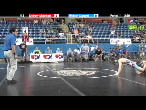 Cadet 113 - Andrew Mehrholz (Illinois) vs. Michael Sergent (Ohio)