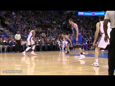 Russell Westbrook Full Highlights vs Knicks 2014 11 28   32 Pts, 8 Ast, MONSTER Return!