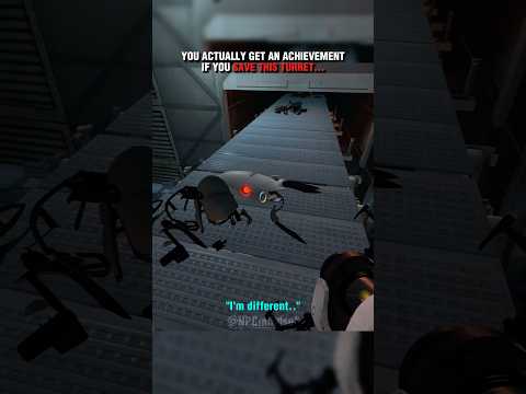 You can Actually Save this Turret… #shortvideo #portal2