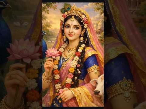 Radha Radha Naam (Track 2)🙏🏻🦚 Shree Radha / #radharani #premanandjimaharaj #shorts #statusvideo