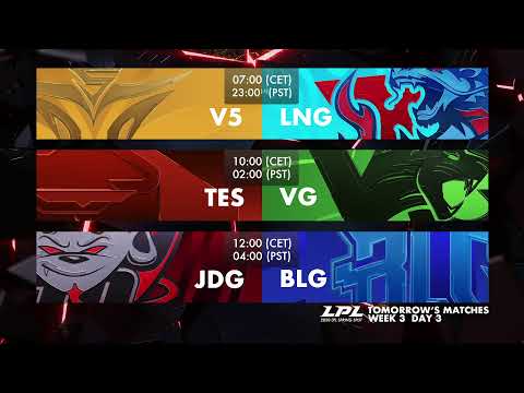 EDG vs. RW | WE vs. FPX  - Week 3 Day 2 | LPL Spring (2020)