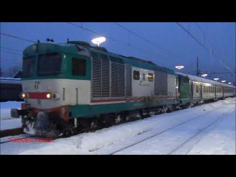 D.445. IN SOCCORSO AL TRENO REGIONALE  IN ARRIVO IN STAZIONE A ROBILANTE. (CN) VEN. 22 - 1 - 2021.