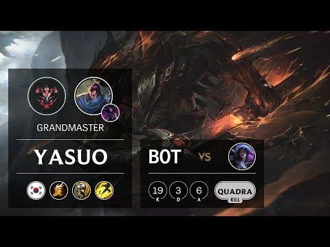 Yasuo Bot vs Kai'Sa - KR Grandmaster Patch 9.19