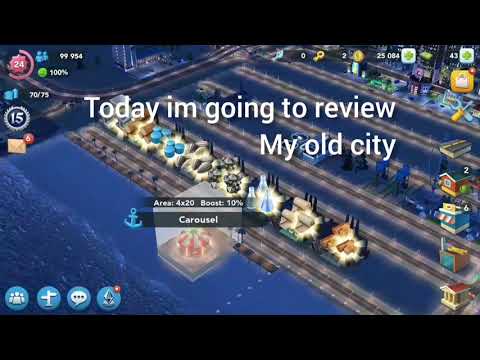 Visiting my old city in Simcity Buildit