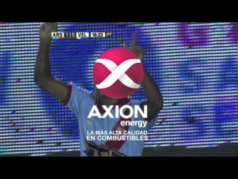 Gol de Luna. Arsenal 1 - Vélez 0. Fecha 6. Primera División 2016.