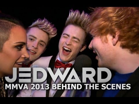 MMVA 2013 Behind The Scenes Jedward and Ed Sheeran