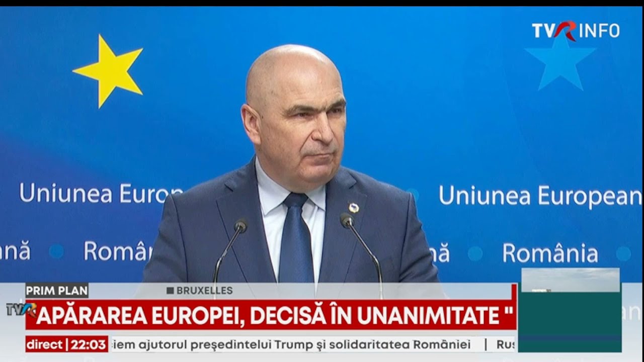 Declaraţii Ilie Bolojan, după summit-ul extraordinar al Consiliului European – 6 martie 2025