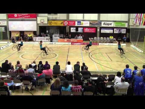 Deutsche Jugend und Junioren Meisterschaft 2014 4er Kunstrad Juniorinnen VfH Worms 1 Teil 2