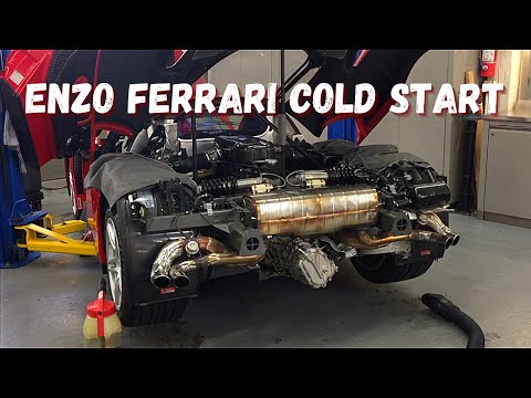 Enzo Ferrari fantastic cold start exhaust sound!!!