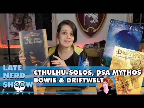 Reviews: Cthulhu-Soloabenteuer, DSA meets Cthulhu, Bowie und Driftwelt