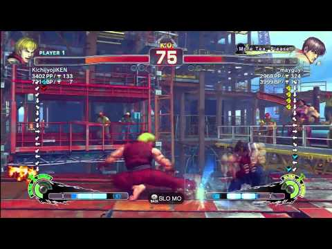 SSF4 AE [Ken] KichijyojiKEN vs mayguy [Guy]