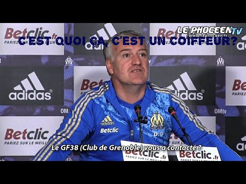 L'entraîneur Didier Deschamps clash le GF38 Coiffeur Grenoble Football OM Presse Humiliation Insulte