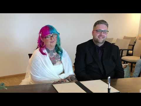 Standesamtliche Trauung von Jacqueline & Nicolai Skotti 16.10. 2019