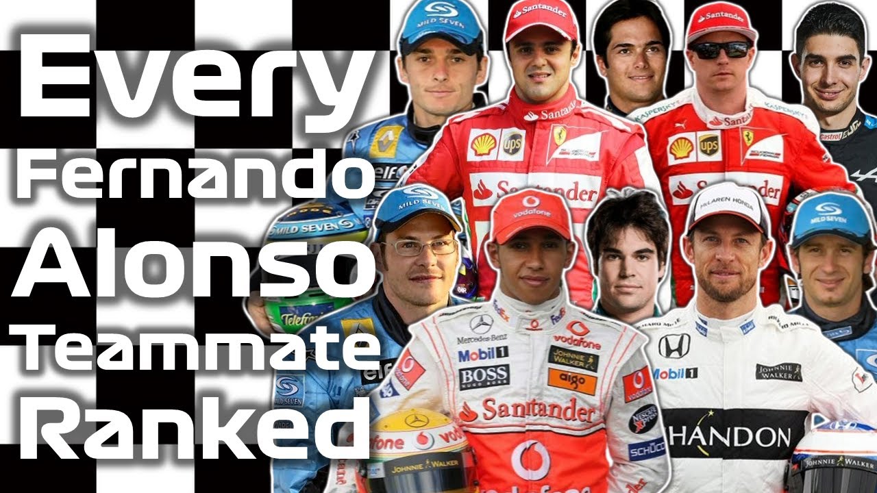 Every Fernando Alonso F1 Teammate Ranked From WORST To BEST