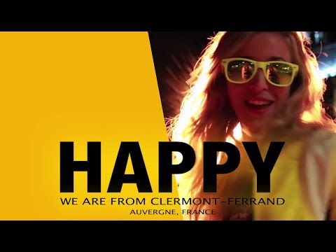 Pharrell Williams - HAPPY (We are from CLERMONT-FERRAND)