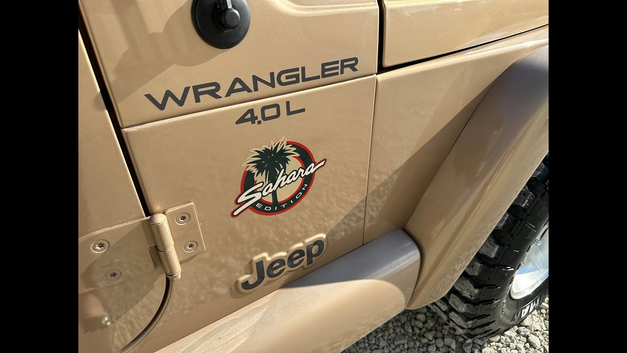 1999 Jeep Wrangler Sahara