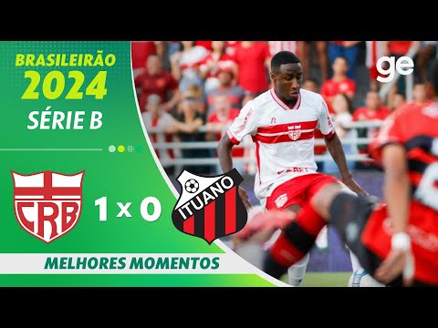 Gols e lances de CRB x Ituano